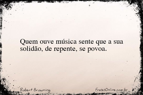 Frase de Robert Browning
