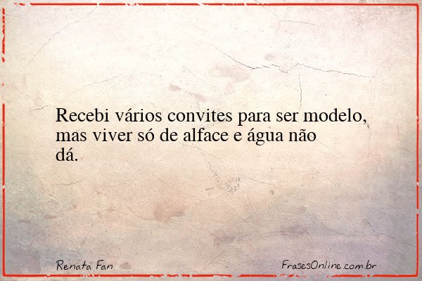 Frase de Renata Fan