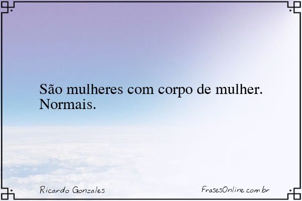 Frase de Ricardo Gonzales