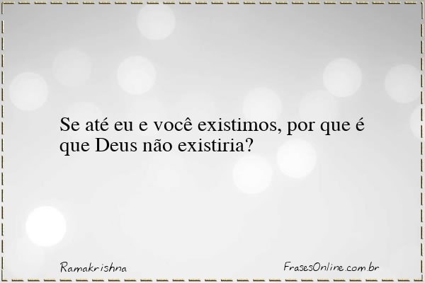 Frase de Ramakrishna