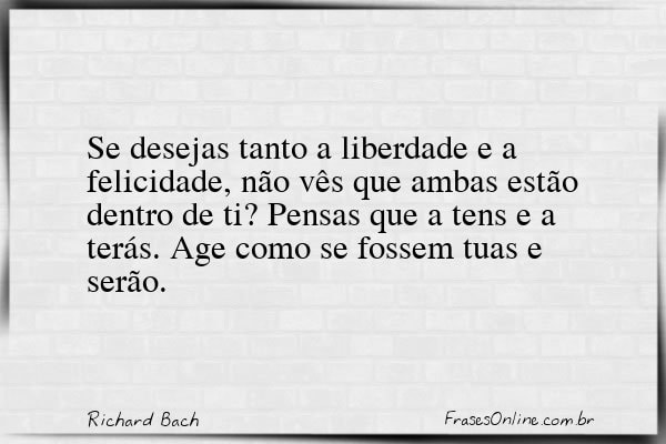 Frase de Richard Bach