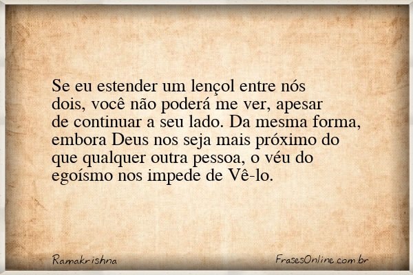 Frase de Ramakrishna
