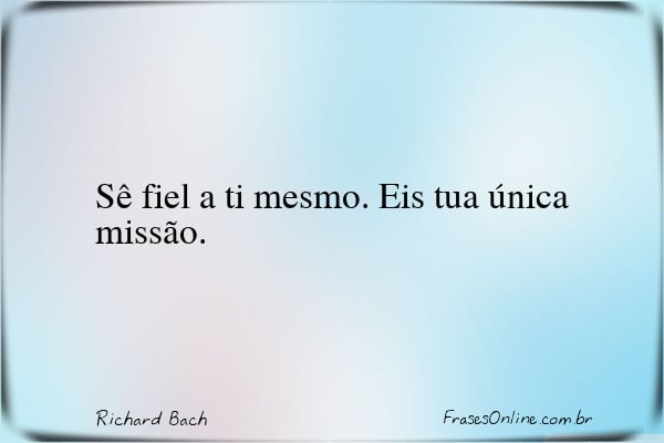 Frase de Richard Bach