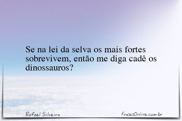 Frase de Rafael Silveira