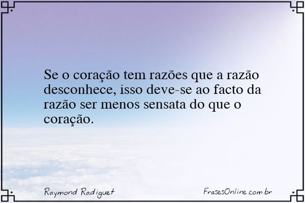 Frase de Raymond Radiguet