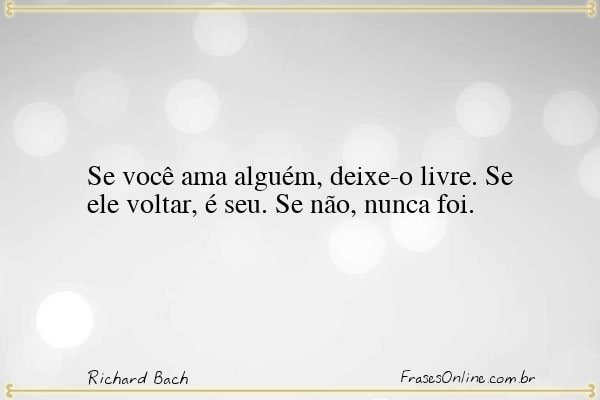 Frase de Richard Bach