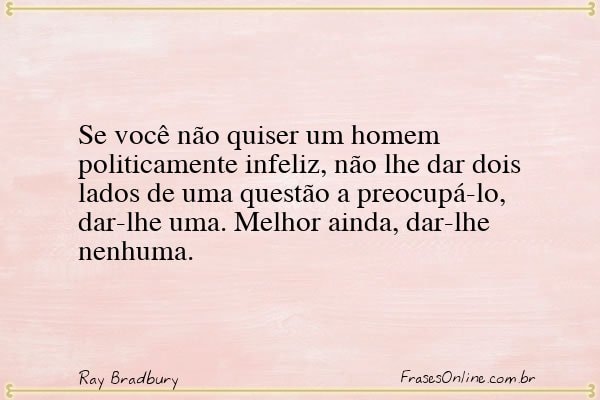 Frase de Ray Bradbury