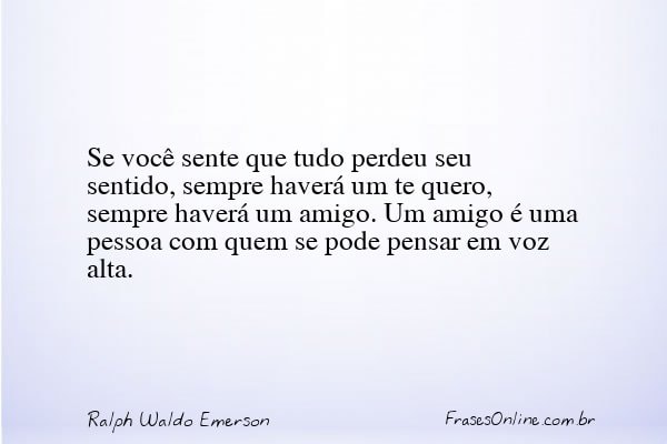 Frase de Ralph Waldo Emerson