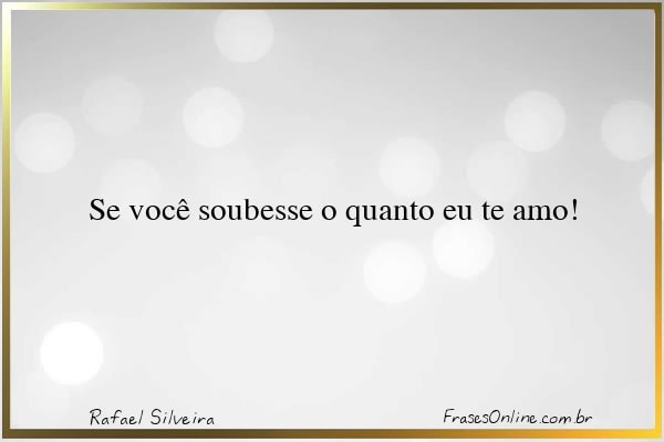 Frase de Rafael Silveira