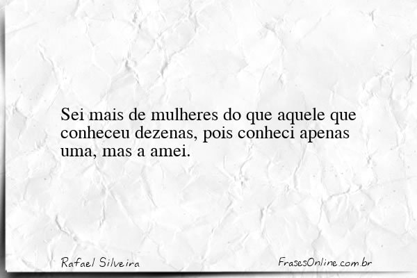 Frase de Rafael Silveira