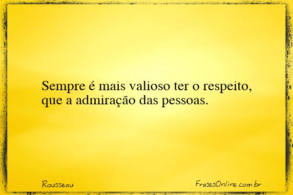 Frase de Rousseau