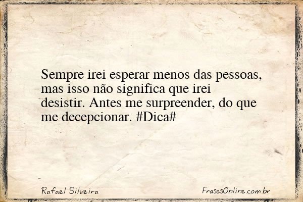 Frase de Rafael Silveira
