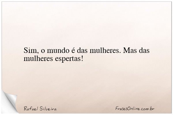 Frase de Rafael Silveira