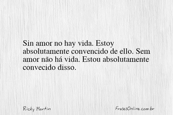 Frase de Ricky Martin