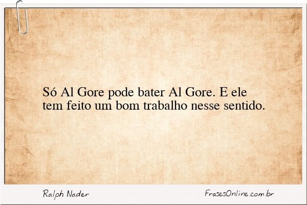 Frase de Ralph Nader