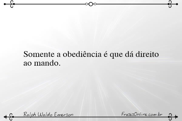 Frase de Ralph Waldo Emerson