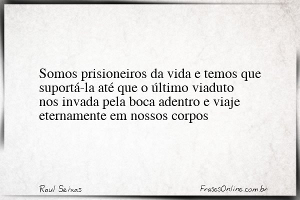 Frase de Raul Seixas