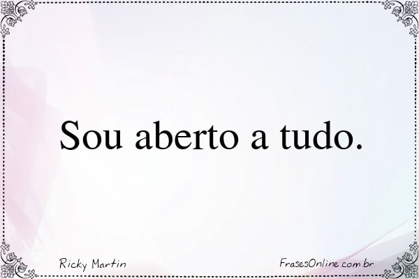 Frase de Ricky Martin