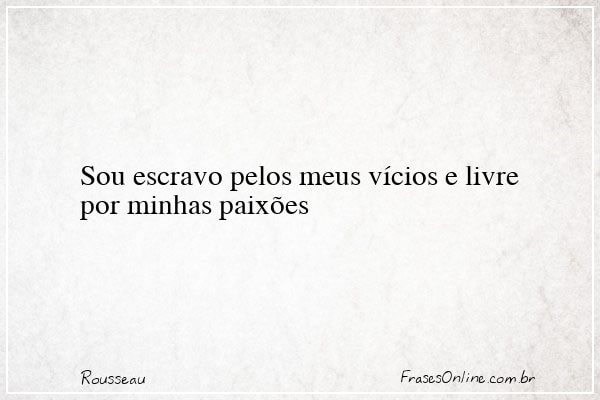Frase de Rousseau