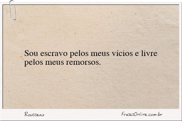 Frase de Rousseau