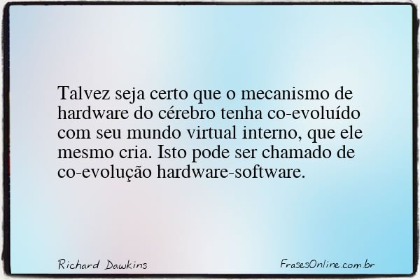 Frase de Richard Dawkins