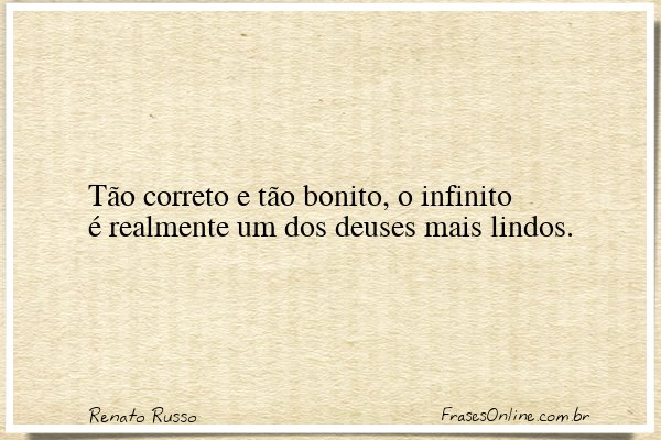 Frase de Renato Russo