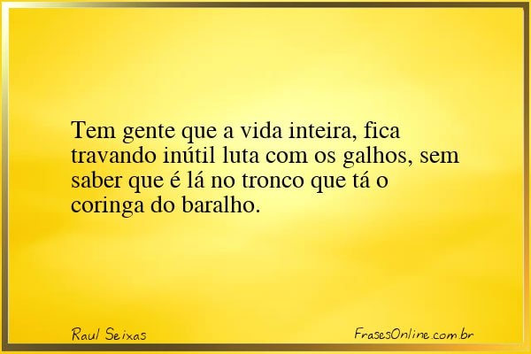 Frase de Raul Seixas