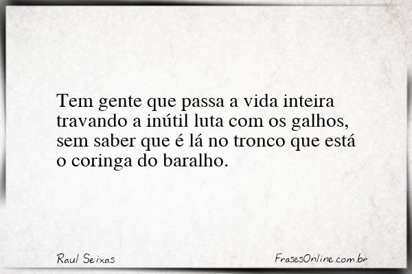 Frase de Raul Seixas