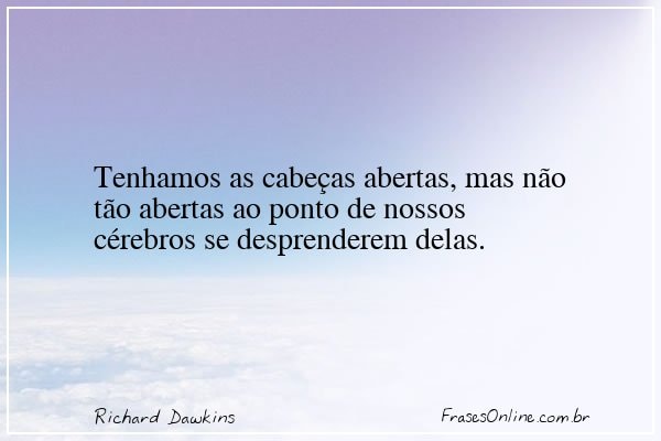 Frase de Richard Dawkins