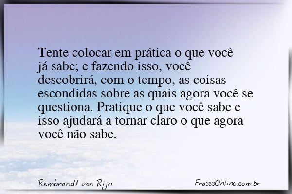 Frase de Rembrandt van Rijn