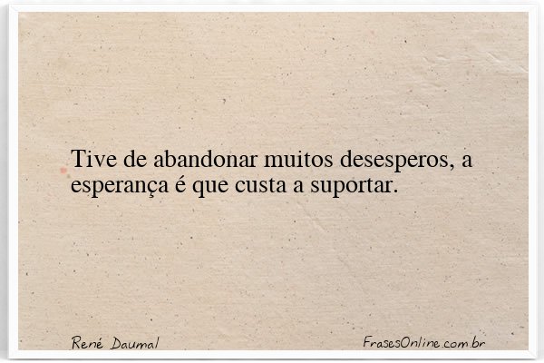 Frase de René Daumal
