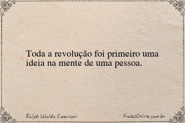 Frase de Ralph Waldo Emerson
