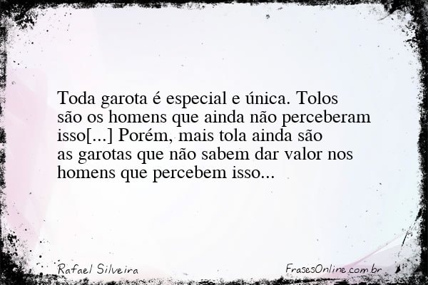 Frase de Rafael Silveira