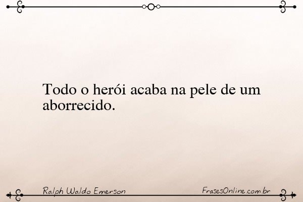 Frase de Ralph Waldo Emerson