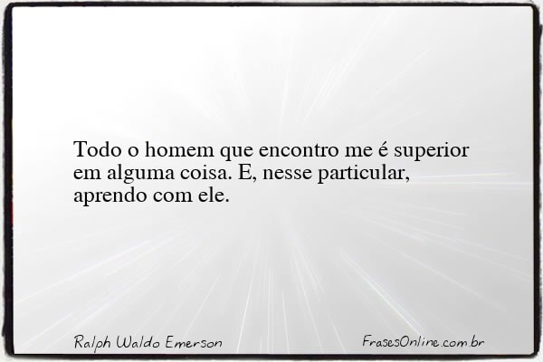 Frase de Ralph Waldo Emerson
