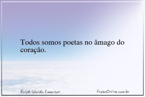 Frase de Ralph Waldo Emerson