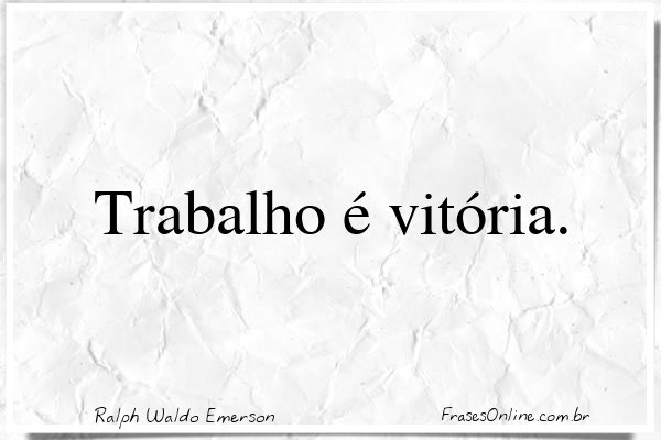 Frase de Ralph Waldo Emerson