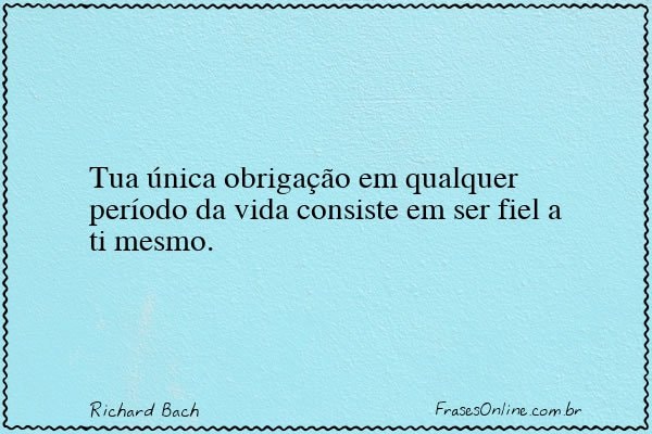 Frase de Richard Bach