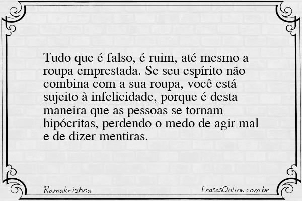 Frase de Ramakrishna
