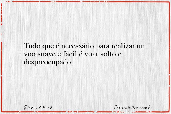 Frase de Richard Bach