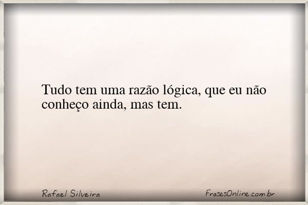Frase de Rafael Silveira