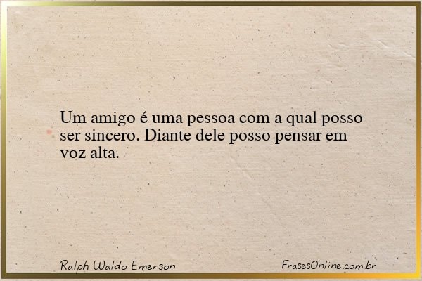 Frase de Ralph Waldo Emerson