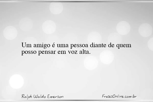 Frase de Ralph Waldo Emerson