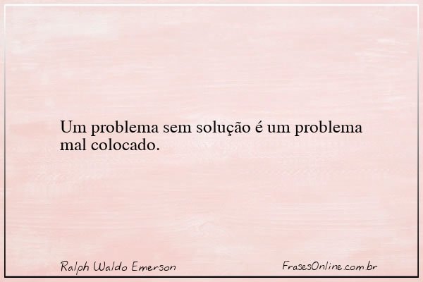 Frase de Ralph Waldo Emerson