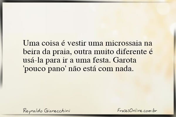 Frase de Reynaldo Gianecchini