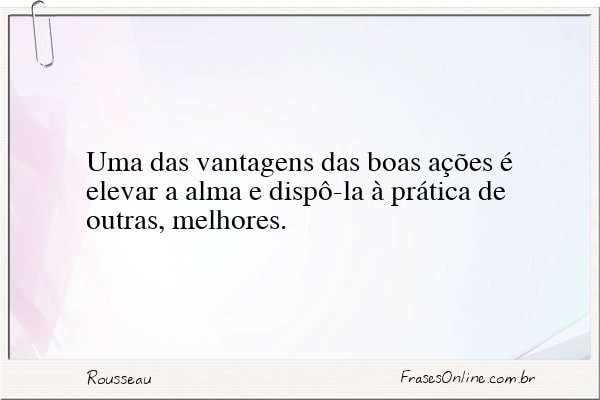 Frase de Rousseau