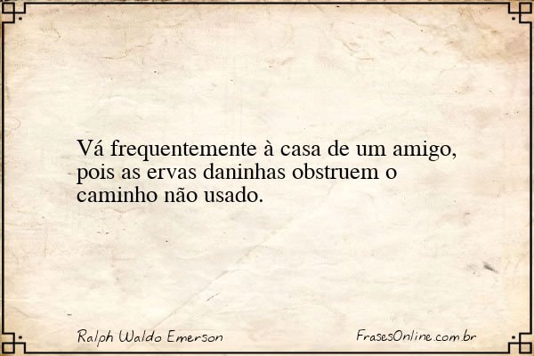 Frase de Ralph Waldo Emerson
