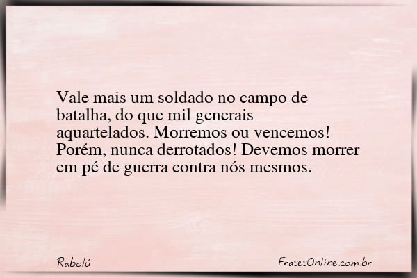 Frase de Rabolú