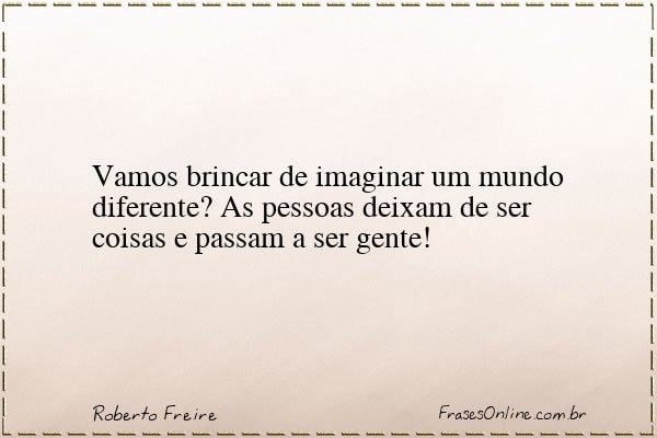Frase de Roberto Freire