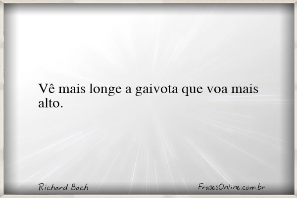 Frase de Richard Bach